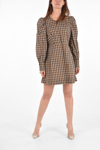 Mini Dress AIDINE Vichy with Raglan Sleeve