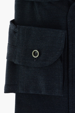 ID Twill Cotton Shirt with Breast-pocket