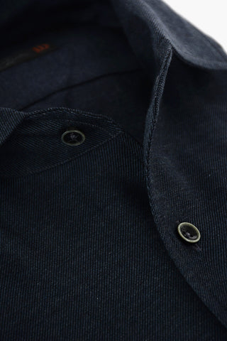 ID Twill Cotton Shirt with Breast-pocket