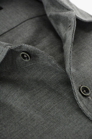 ID Twil Cotton Shirt with Standard Collar