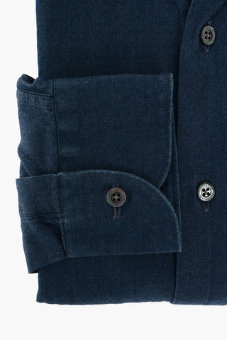 Oxford Cotton Shirt with Spread Collar