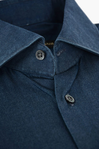 Oxford Cotton Shirt with Spread Collar