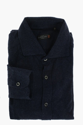 ID Hopsack Cotton Flannel Shirt