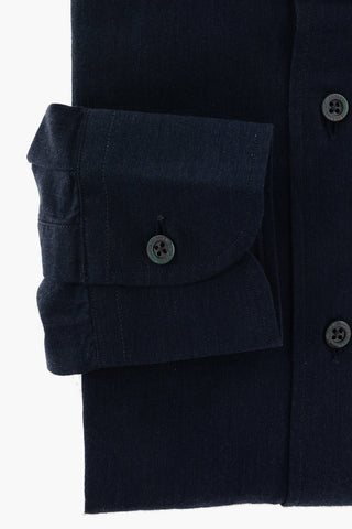ID Camicia Popeline in Cotone con Logo Ricamato
