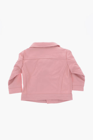 Leather Biker Statement jacket