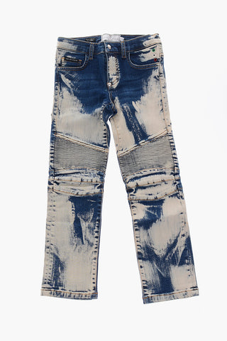 Regular fit bleached COMING HOME jeans