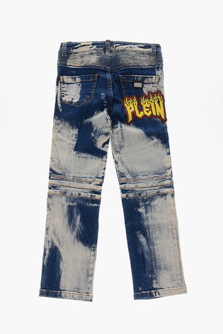Regular fit bleached COMING HOME jeans