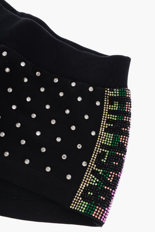 rhinestone embellished PP1978 shorts
