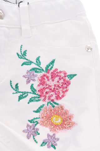 Shorts WHISTLE in denim stretch