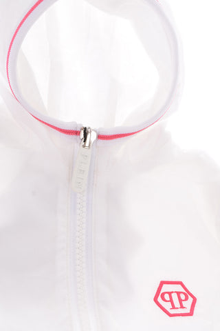 Nylon Statement Jacket with Hood