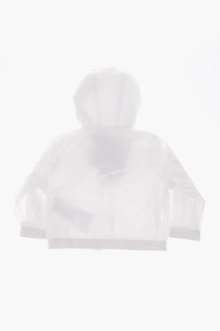 Nylon Statement Jacket with Hood