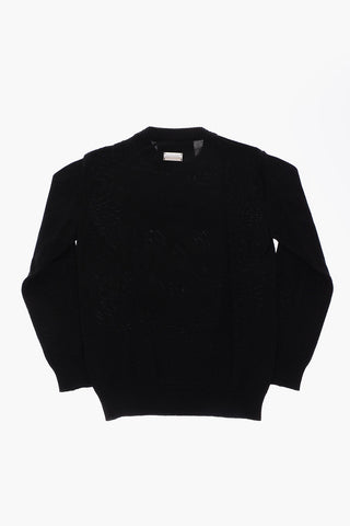 maglia girocollo LS PEYTON con strass