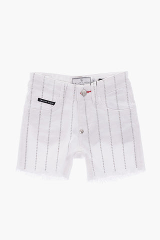 Shorts CRYSTAL in denim stretch