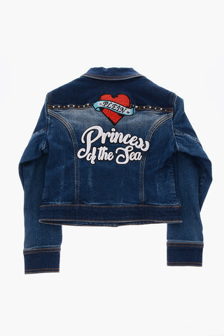 studded BY THE SEA denim jacket
