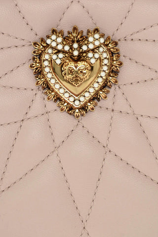 Nappa Wristlet Clutch DEVOTION with Jewel Logo
