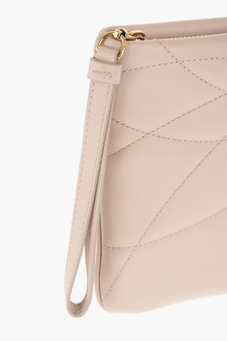 Nappa Wristlet Clutch DEVOTION with Jewel Logo