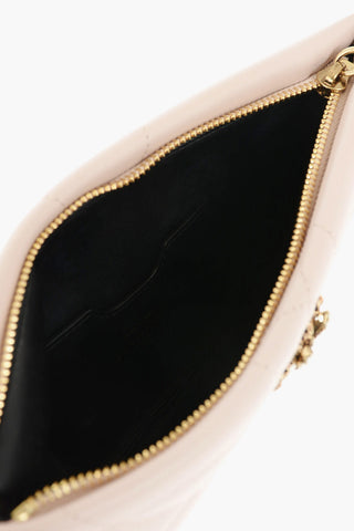 Nappa Wristlet Clutch DEVOTION with Jewel Logo