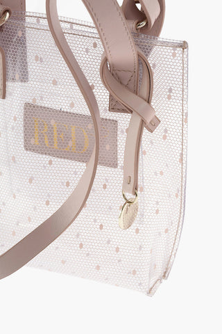 Lace Patterned Recycled PVC Crossbody Bag