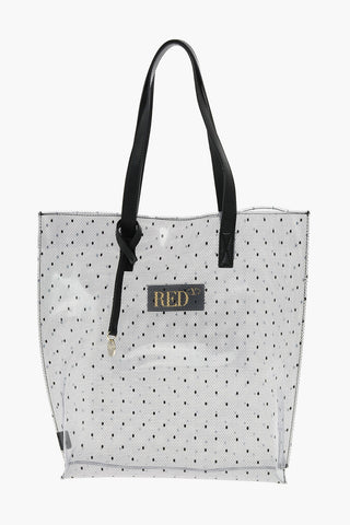 Lace Patterned Recycled PVC Tote Bag