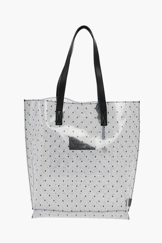 Lace Patterned Recycled PVC Tote Bag