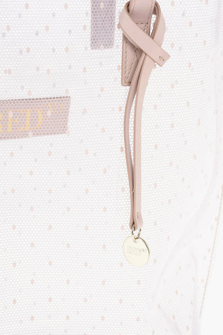 Lace Patterned Recycled PVC Tote Bag