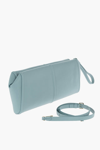 Leather ELSA Maxi Clutch with Removable Shoulder Strap