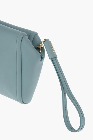 Leather ELSA Maxi Clutch with Removable Shoulder Strap