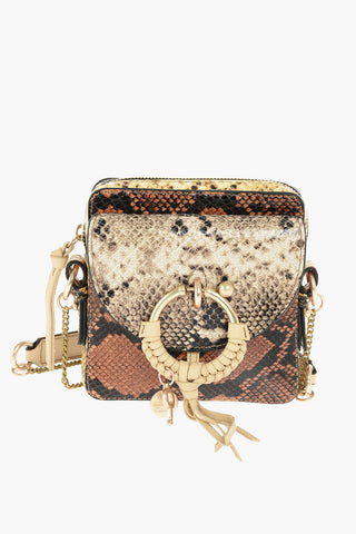 SEE BY Snake Printed Leather JOAN Mini Crossbody Bag