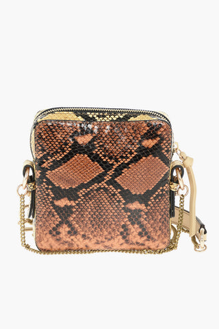 SEE BY Snake Printed Leather JOAN Mini Crossbody Bag