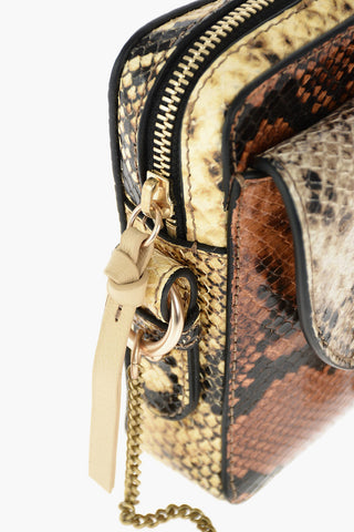 SEE BY Snake Printed Leather JOAN Mini Crossbody Bag
