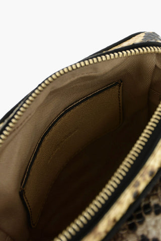 SEE BY Snake Printed Leather JOAN Mini Crossbody Bag