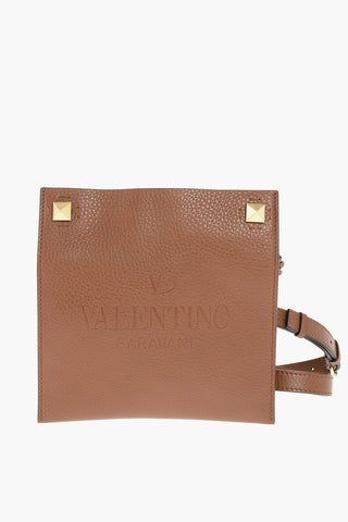 Leather ROMAN STUD Crossbody Bag