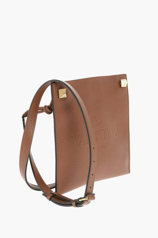 Leather ROMAN STUD Crossbody Bag