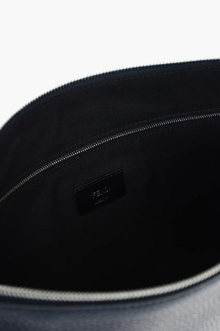 Zipped MONSTER BUGS EYES Leather Shoulder Bag