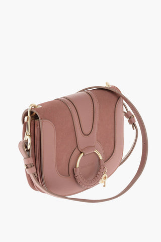 SEE BY Leather MARA Saddle Bag with Suede Insert