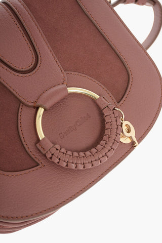 SEE BY Leather MARA Saddle Bag with Suede Insert