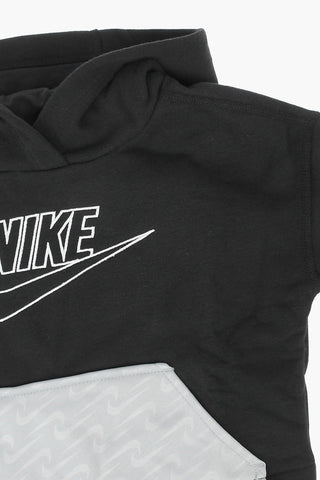 Kapuzensweatshirt mit Logostickerei