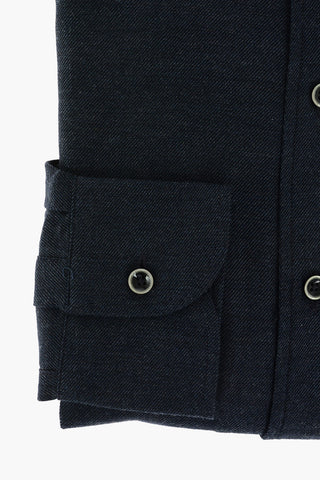 ID Twill Cotton Shirt with Breast-pocket