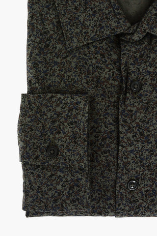 CC COLLECTION Camicia in Cotone con Stampa Astratta