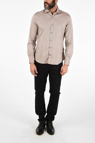 ID Tattersall Cotton Shirt with Embroidered Logo