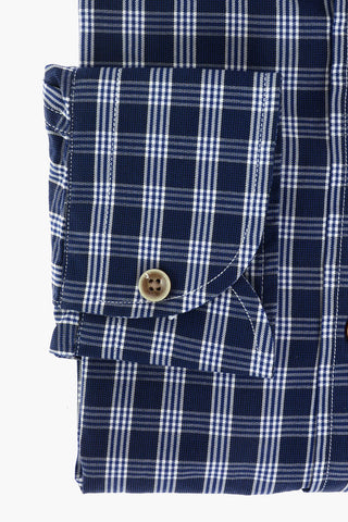 ID Tattersall Cotton Shirt with Embroidered Logo