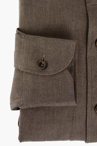 ID Twill Cotton Shirt with Breast-pocket