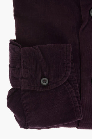 ID Corduroy Shirt with Embroidered Logo