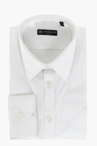 Popeline STRETCH Cotton Shirt with Standard Collar