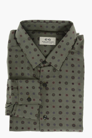 CC COLLECTION Floral Printed Cotton Shirt