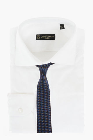 Popeline Cotton Shirt with Standard Collar