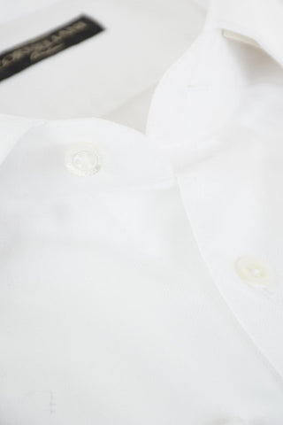 Popeline Cotton Shirt with Standard Collar
