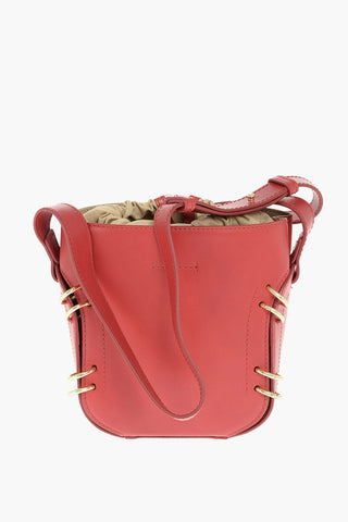 SEE BY Leather and Suede ALVY Bucket Bag