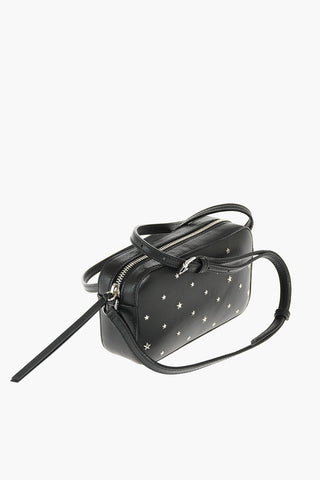 Leather HALE Crossbody Bag with Studs