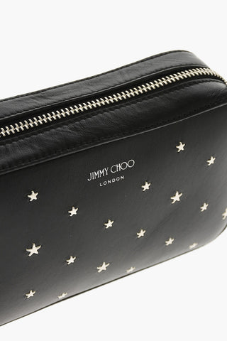 Leather HALE Crossbody Bag with Studs
